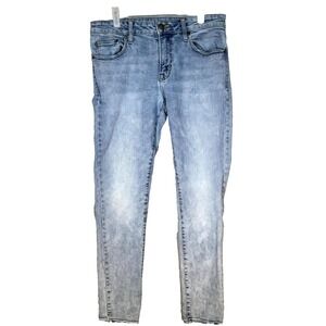 American Eagle Outfitters Mens Jeans 32 X 32 Blue Denim Stretch Skinny Leg M1903